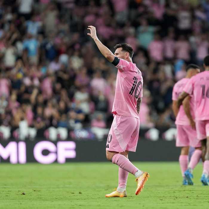 迈阿密国际半场3-1领先奥兰多城，梅西传射建功